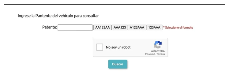 Paso 2 para consultar o cambiar el turno de la VTV en Lincoln